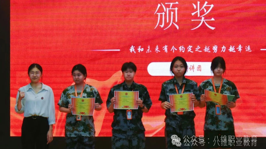 八維教育宿遷職業技術學院一起向未來越努力越幸運活動圓滿落幕